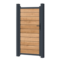 Zauntor für Easy Sichtschutzzaun Desert Oak - Klassische Optik