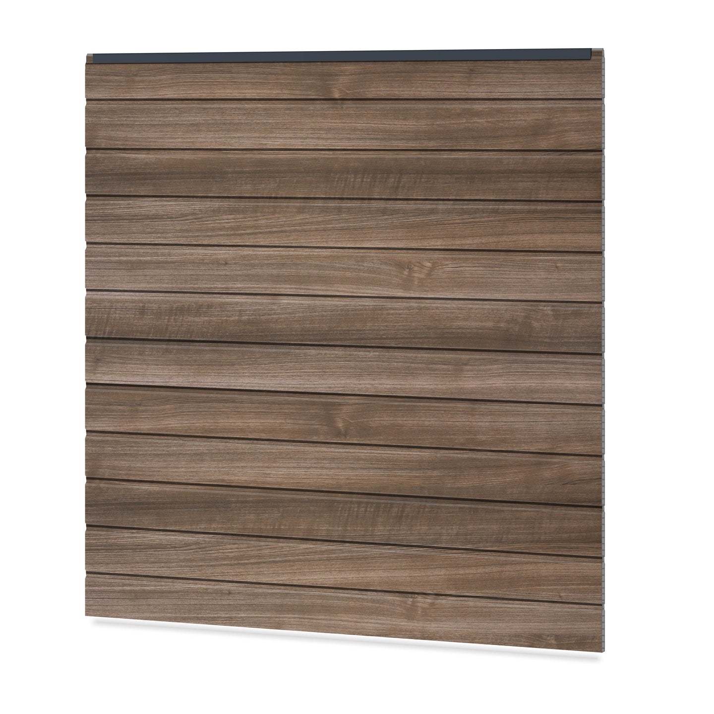 Easy Sichtschutzzaun Kunststoff - AnTEAK / Anthrazit Klassische Optik - Zaunstudio