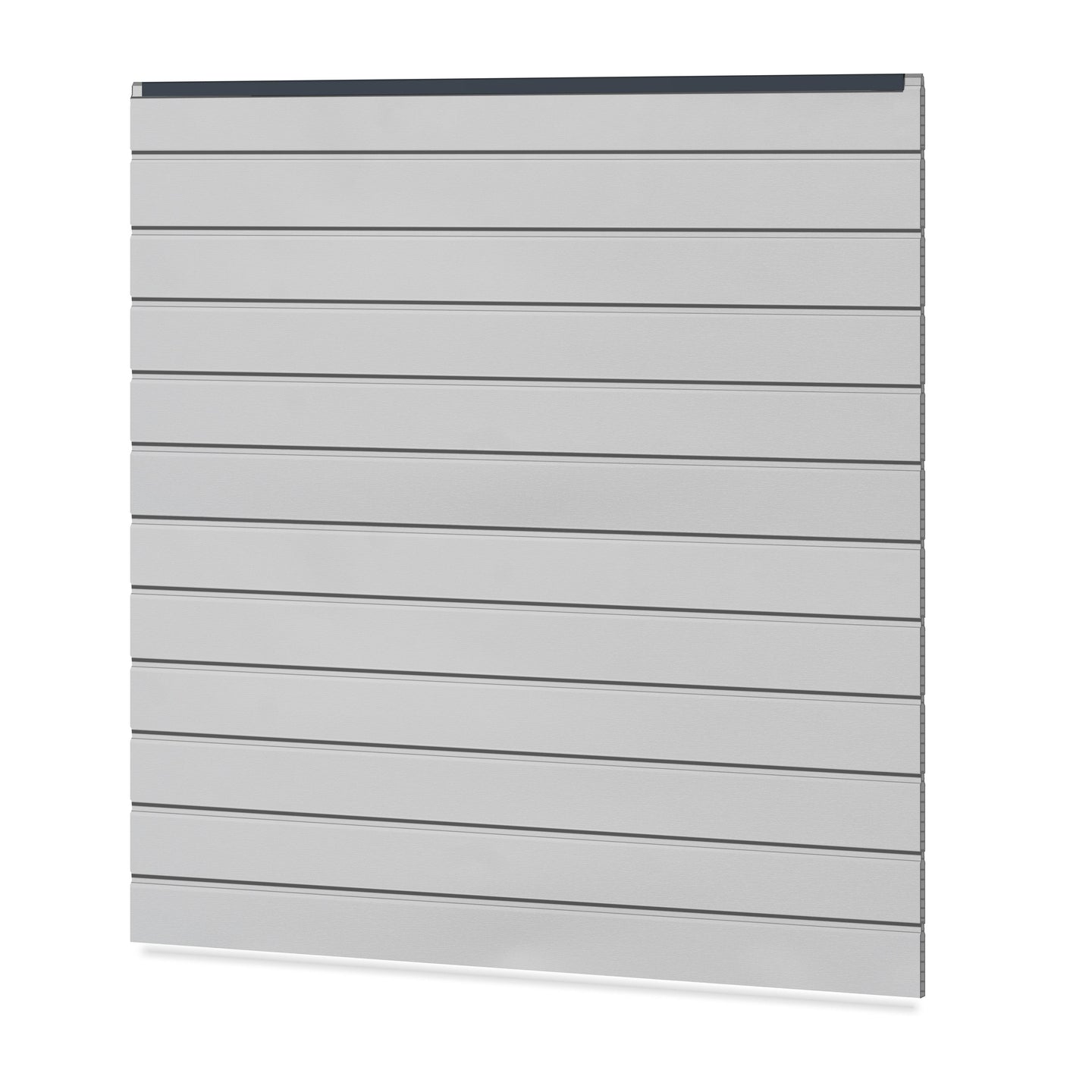 Easy Sichtschutzzaun Kunststoff - Lichtgrau / Anthrazit Klassische Optik - Zaunstudio