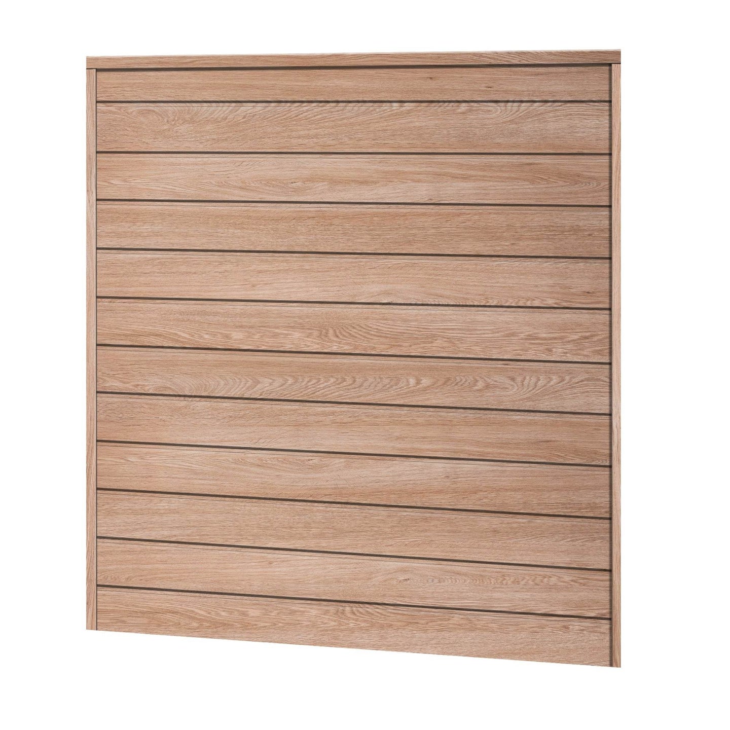 Sichtschutzzaun Kunststoff - Coriander Oak Klassische Optik - Zaunstudio