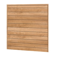 Sichtschutzzaun Kunststoff - Desert Oak Klassische Optik - Zaunstudio