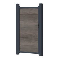 Zauntor für Easy Sichtschutzzaun Monument Oak - XL Optik - Zaunstudio