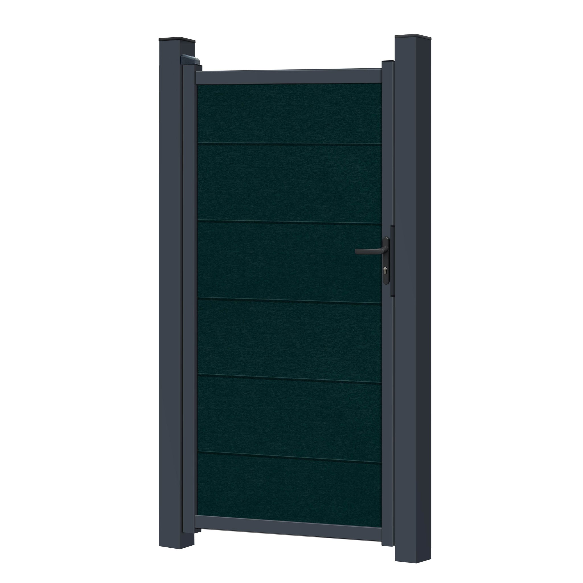 Zauntor für Easy Sichtschutzzaun Moosgrün - XL Optik - Zaunstudio