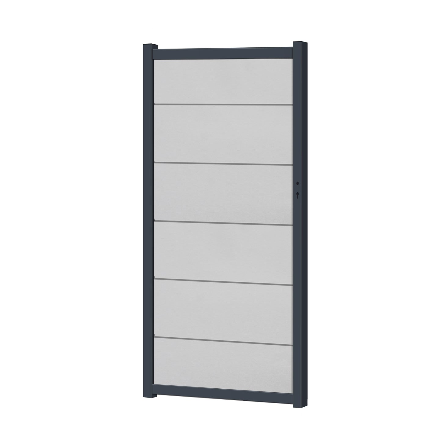 Zauntor für Easy Sichtschutzzaun Lichtgrau - XL Optik - Zaunstudio