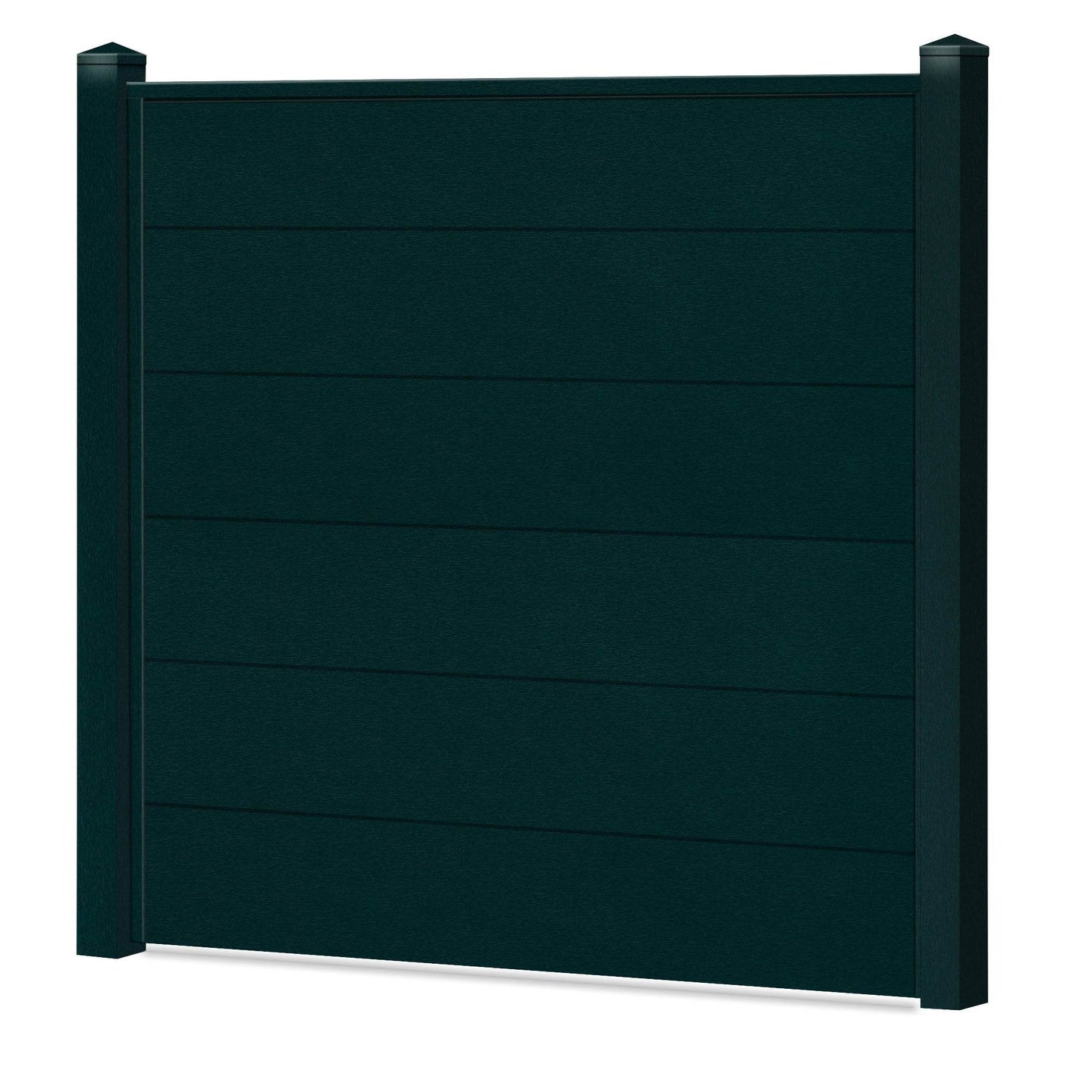 Sichtschutzzaun Kunststoff - Moosgrün XL Optik - Zaunstudio