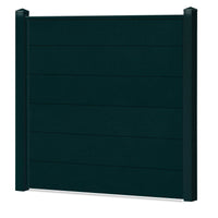 Sichtschutzzaun Kunststoff - Moosgrün XL Optik - Zaunstudio