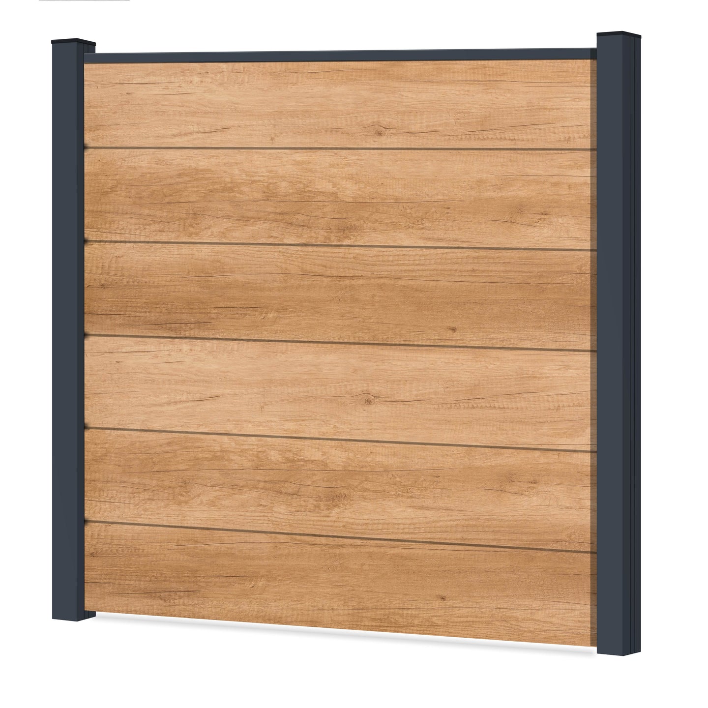 Easy Sichtschutzzaun Kunststoff - Desert Oak XL Optik - Zaunstudio