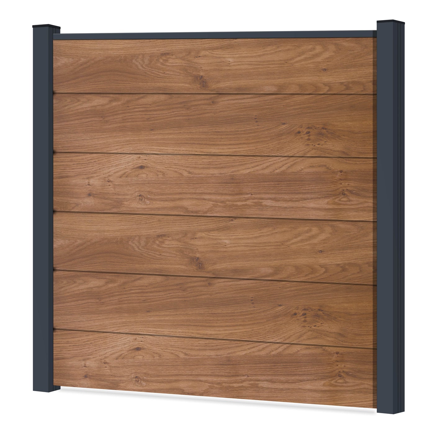 Easy Sichtschutzzaun Kunststoff - Winchester XL Optik - Zaunstudio