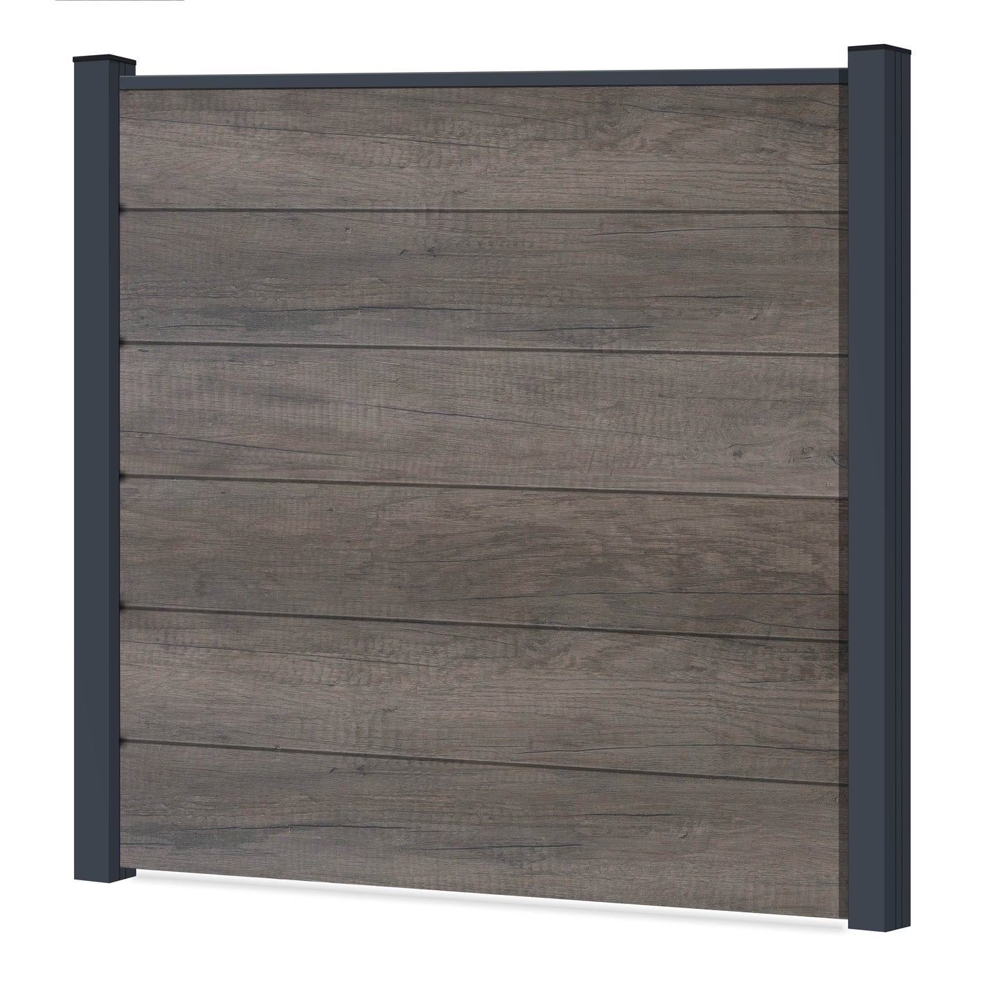 Easy Sichtschutzzaun Kunststoff - Monument Oak XL Optik - Zaunstudio