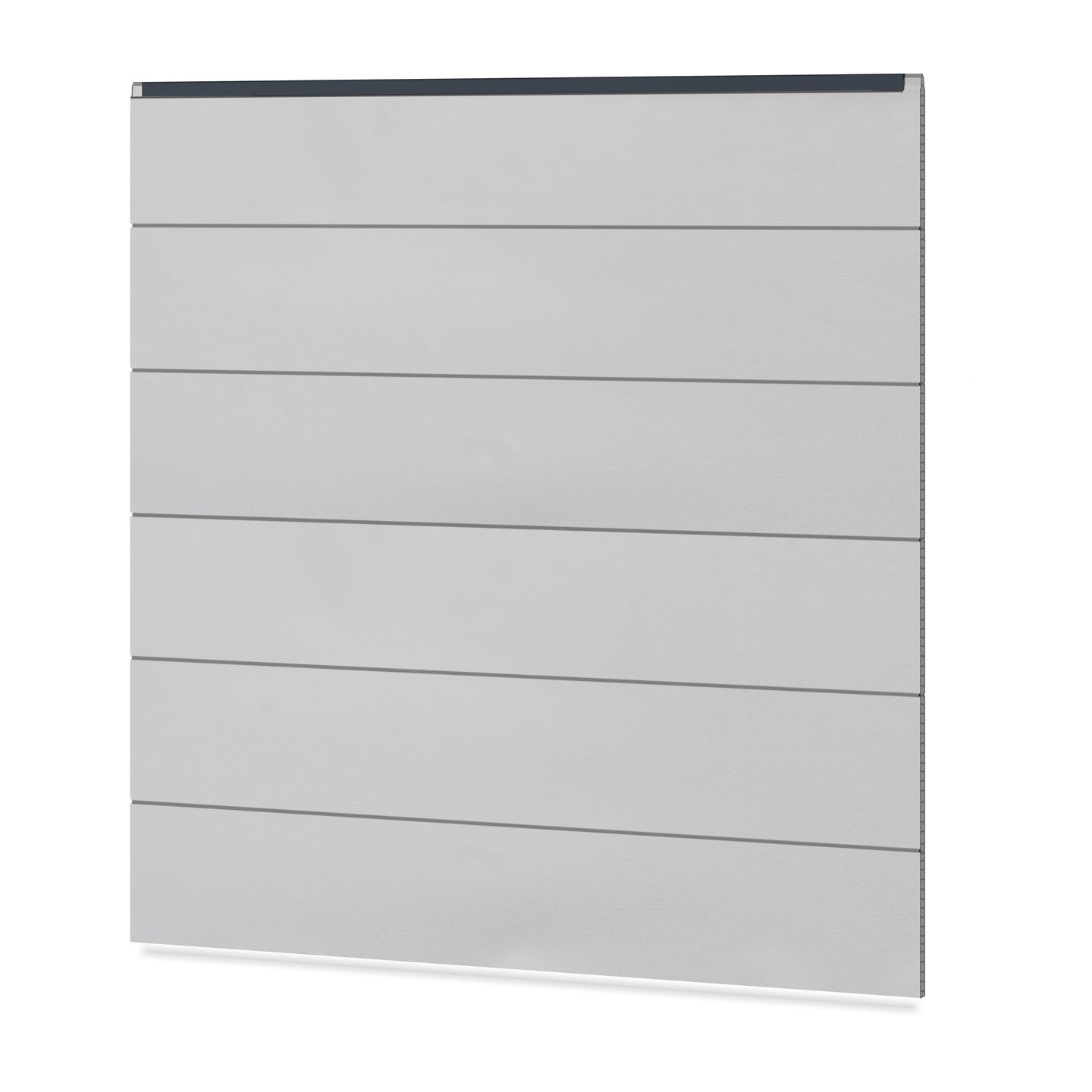 Easy Sichtschutzzaun Kunststoff - Lichtgrau XL Optik - Zaunstudio