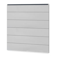 Easy Sichtschutzzaun Kunststoff - Lichtgrau XL Optik - Zaunstudio