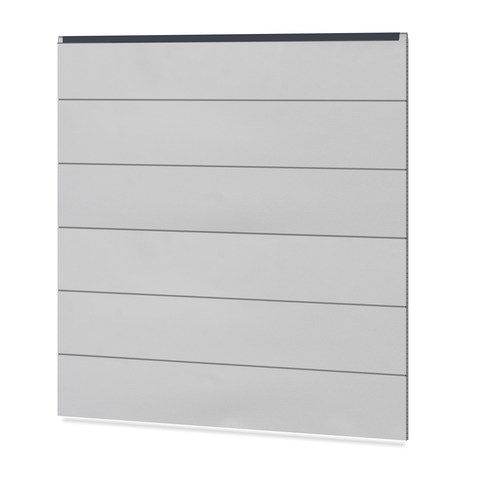 Easy Sichtschutzzaun Kunststoff - Lichtgrau XL Optik - Zaunstudio