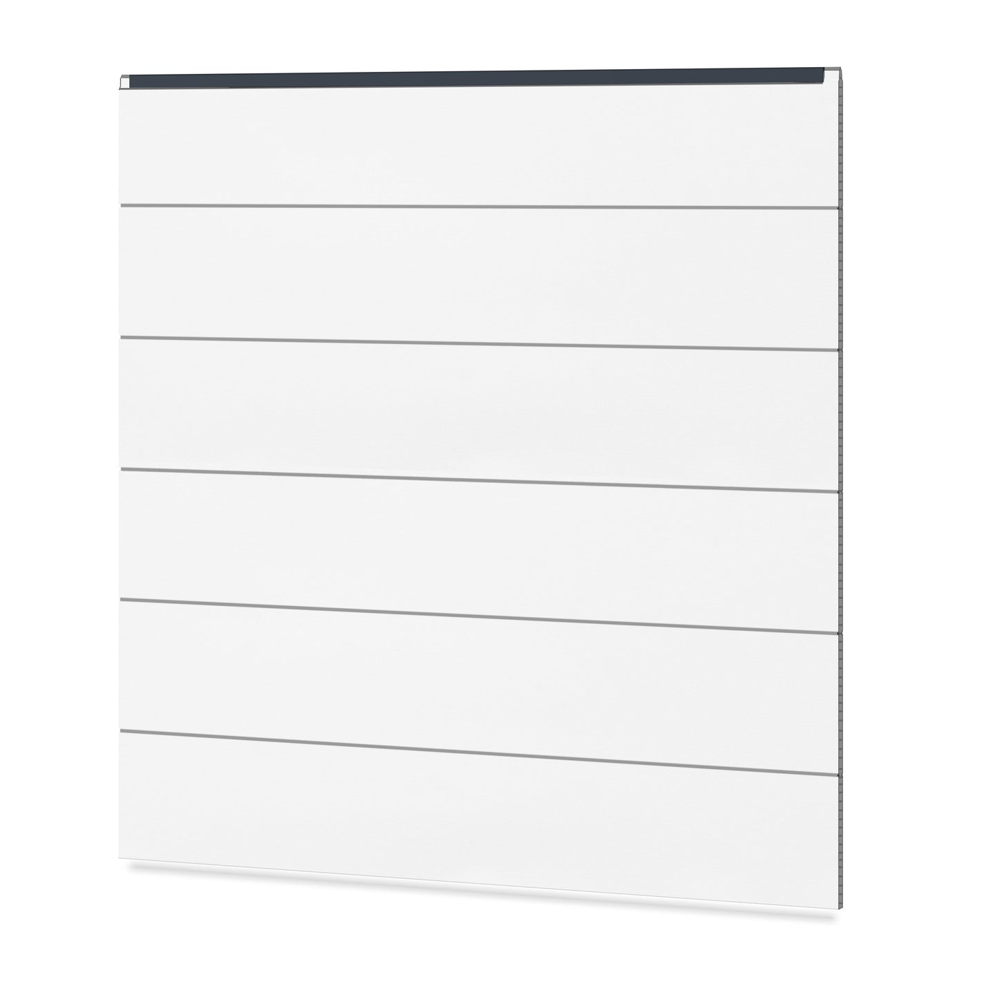 Easy Sichtschutzzaun Kunststoff - Weiß XL Optik - Zaunstudio