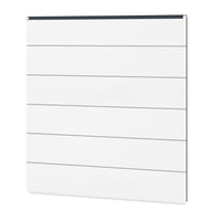 Easy Sichtschutzzaun Kunststoff - Weiß XL Optik - Zaunstudio