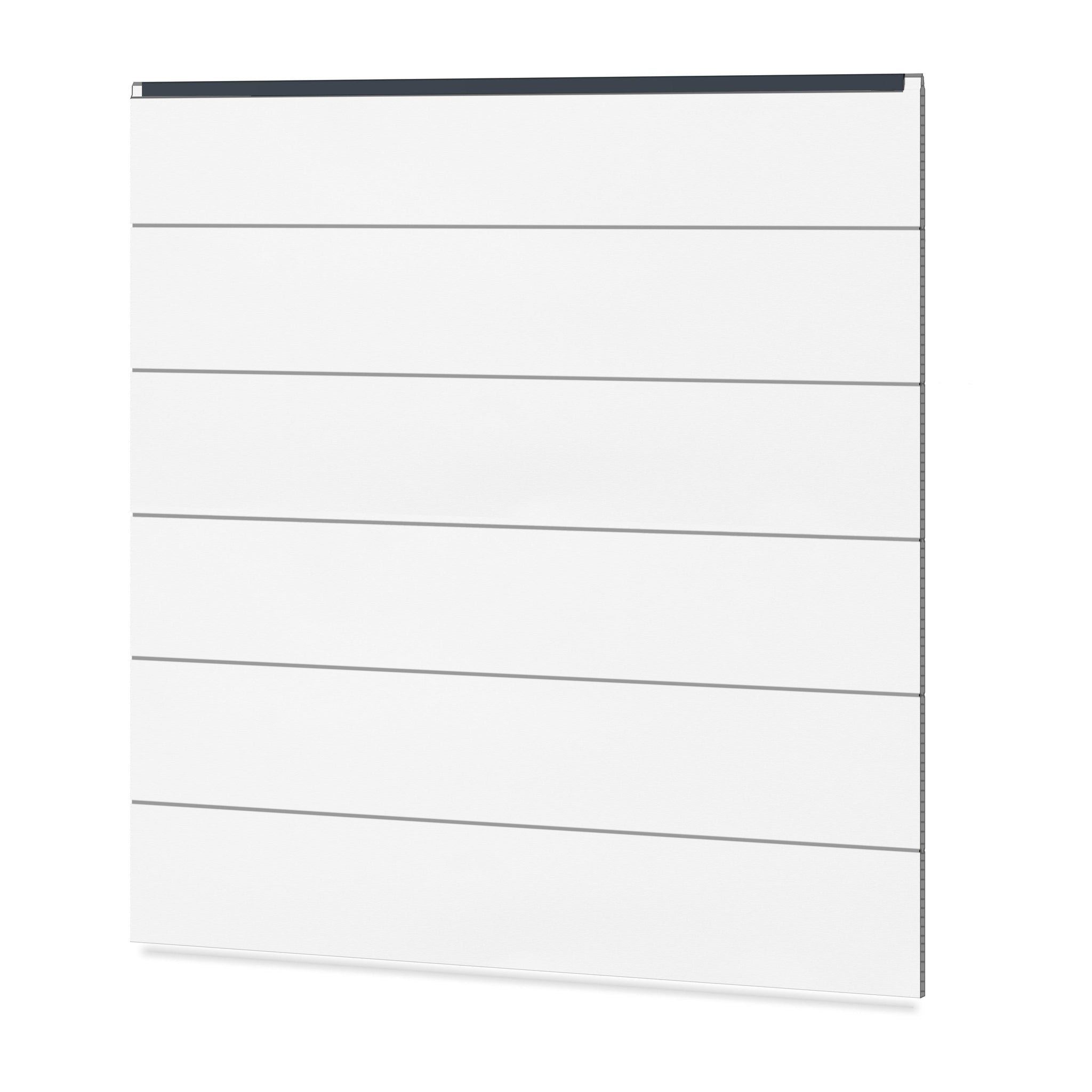 Easy Sichtschutzzaun Kunststoff - Weiß XL Optik - Zaunstudio