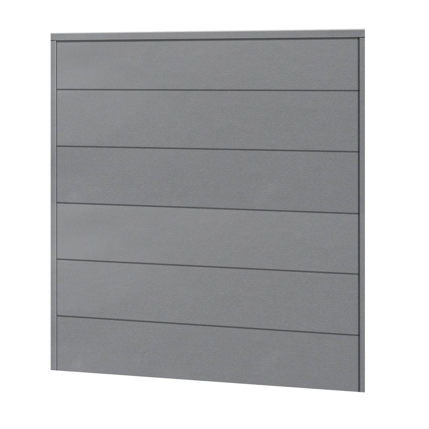 Sichtschutzzaun Kunststoff - Silbergrau XL Optik - Zaunstudio