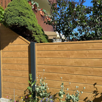 Sichtschutzzaun Kunststoff - Desert Oak Klassische Optik