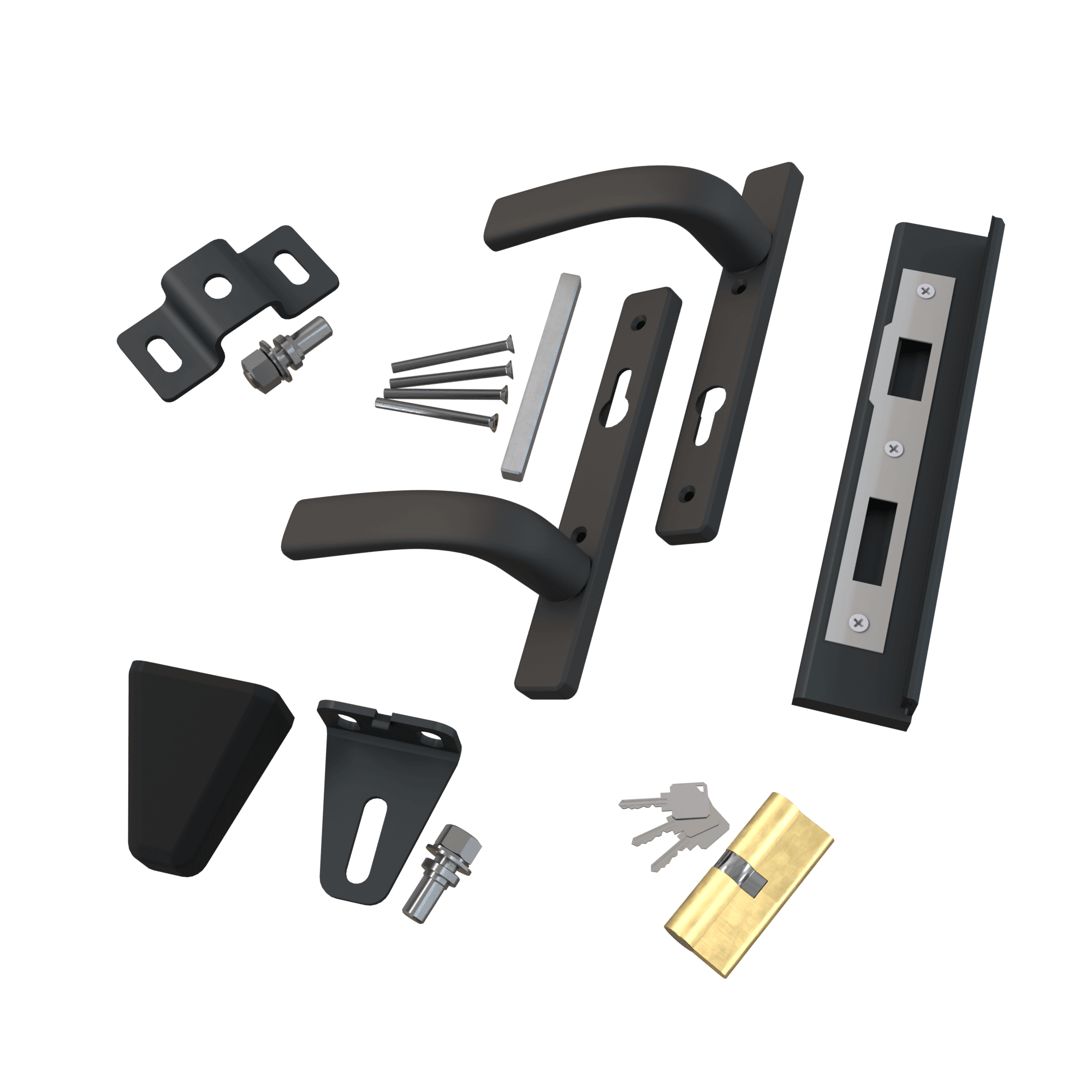 Zauntor für Easy Sichtschutzzaun Lichtgrau - XL Optik - Zaunstudio