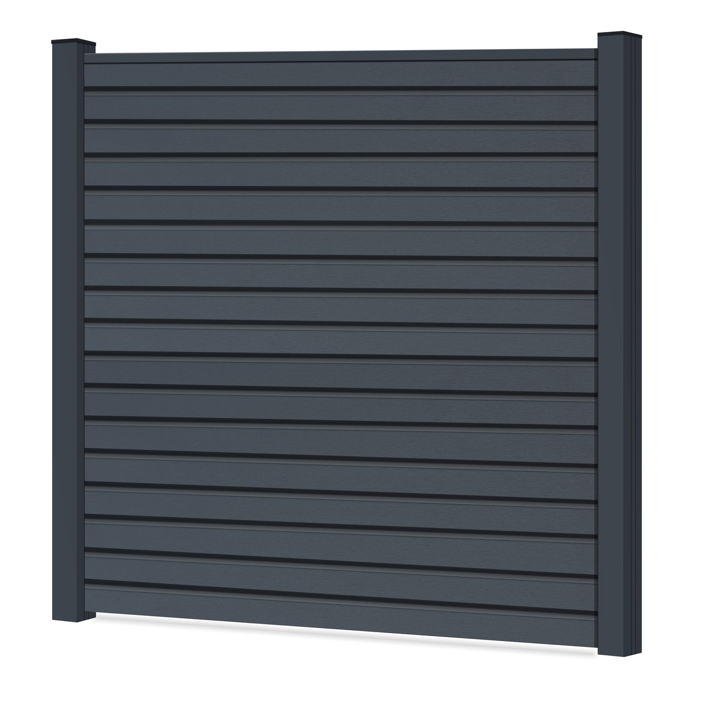 Easy Rhombus Blickdicht Sichtschutzzaun Kunststoff - Basaltgrau