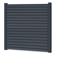 Easy Rhombus Blickdicht Sichtschutzzaun Kunststoff - Basaltgrau