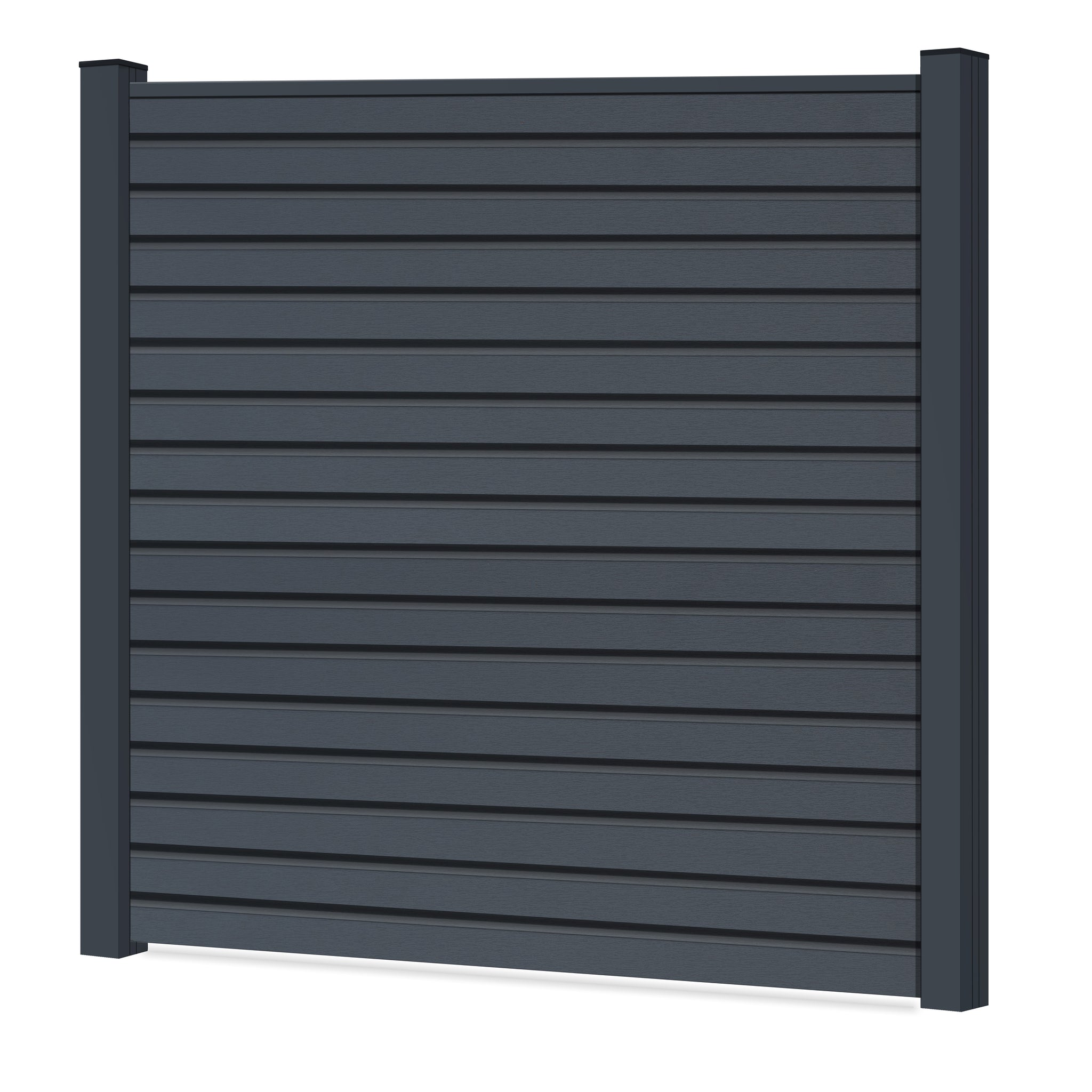 Easy Rhombus Blickdicht Sichtschutzzaun Kunststoff - Basaltgrau