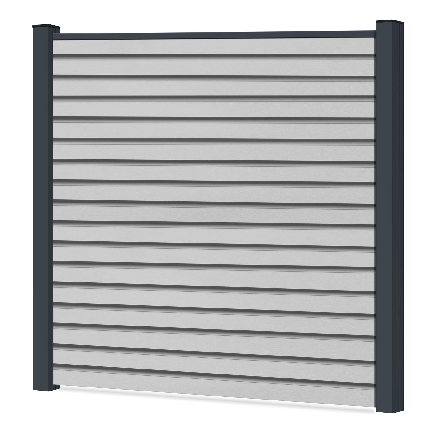 Easy Rhombus Blickdicht Sichtschutzzaun Kunststoff - Lichtgrau