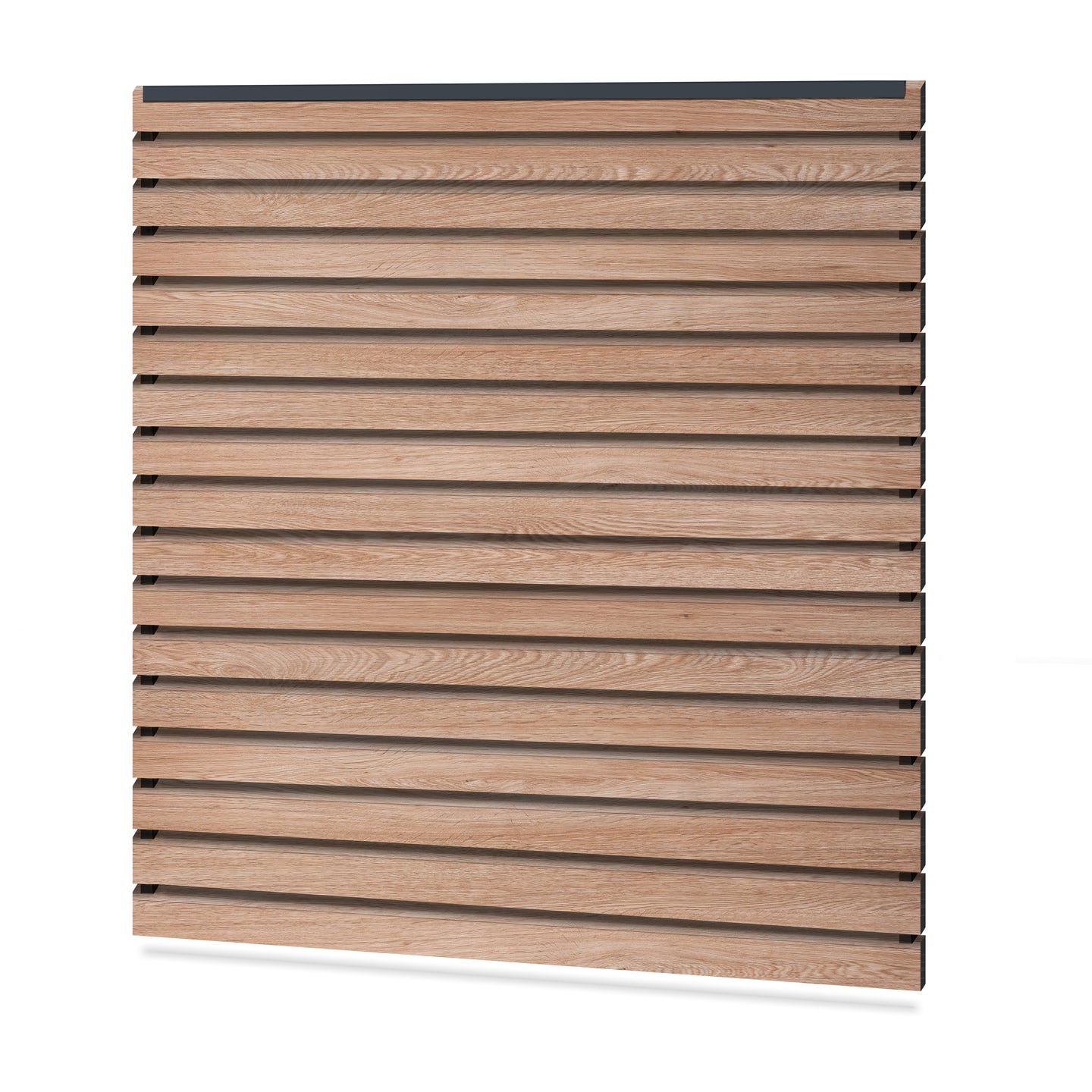 Easy Rhombus Blickdicht Sichtschutzzaun Kunststoff - Coriander Oak