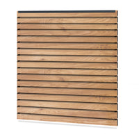 Easy Rhombus Blickdicht Sichtschutzzaun Kunststoff - Irish Oak