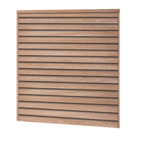 Rhombus Sichtschutzzaun Kunststoff - Coriander Oak - Zaunstudio