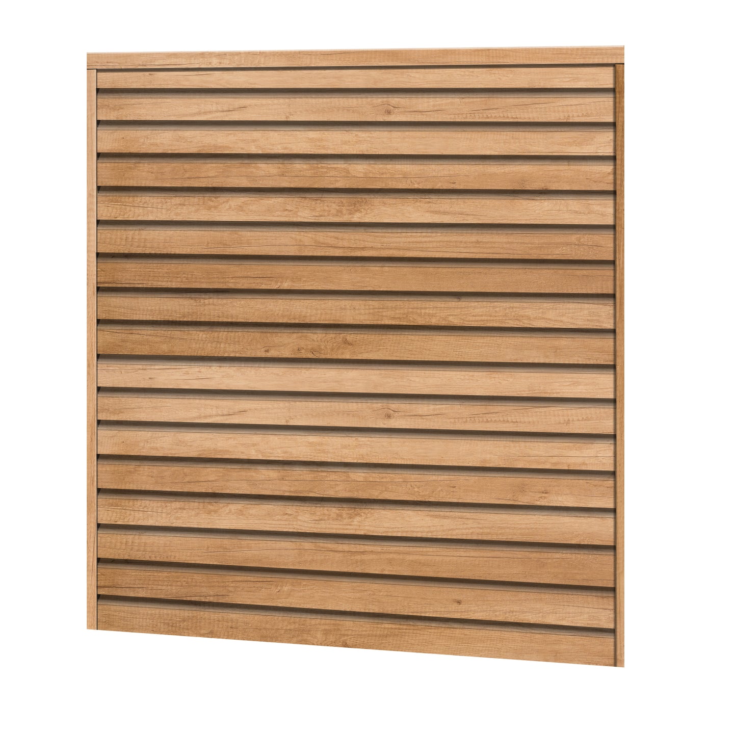 Rhombus Blickdicht Sichtschutzzaun Kunststoff - Desert Oak