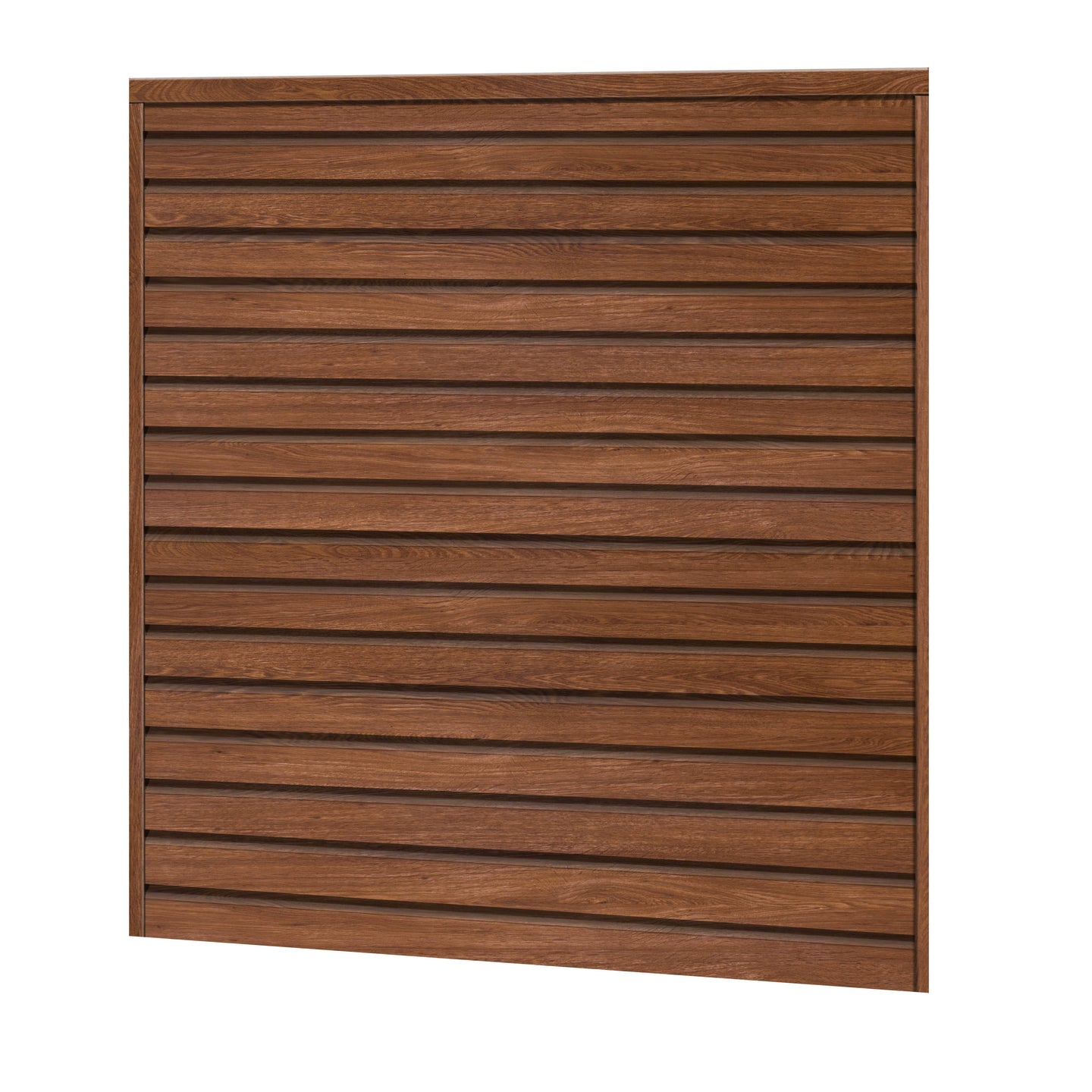 Rhombus Sichtschutzzaun Kunststoff - Honey Oak - Zaunstudio