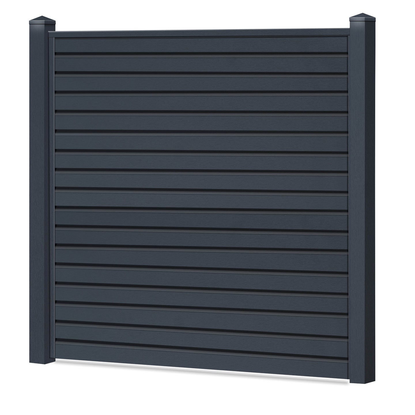 Rhombus Sichtschutzzaun Kunststoff - Anthrazit - Zaunstudio