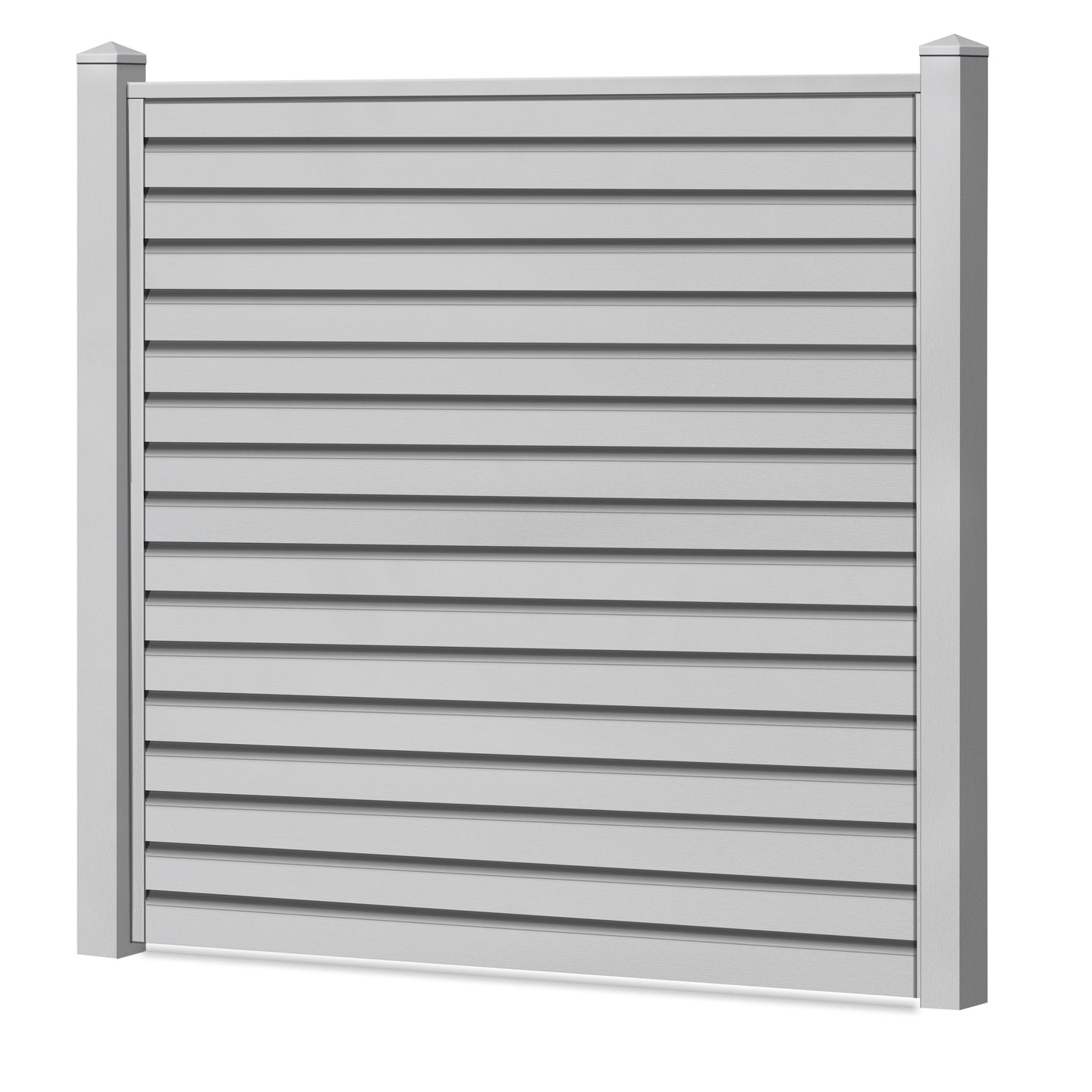 Rhombus Sichtschutzzaun Kunststoff - Lichtgrau - Zaunstudio