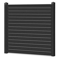 Rhombus Lichtdurchlässig Sichtschutzzaun Kunststoff - Alux DB - Zaunstudio