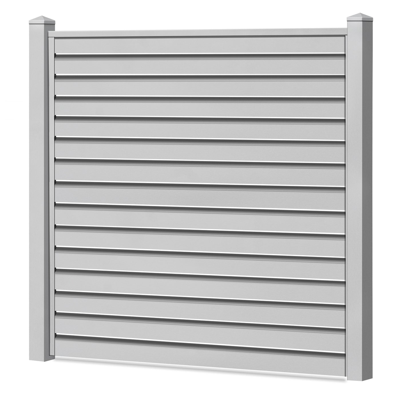 Rhombus Lichtdurchlässig Sichtschutzzaun Kunststoff - Lichtgrau - Zaunstudio