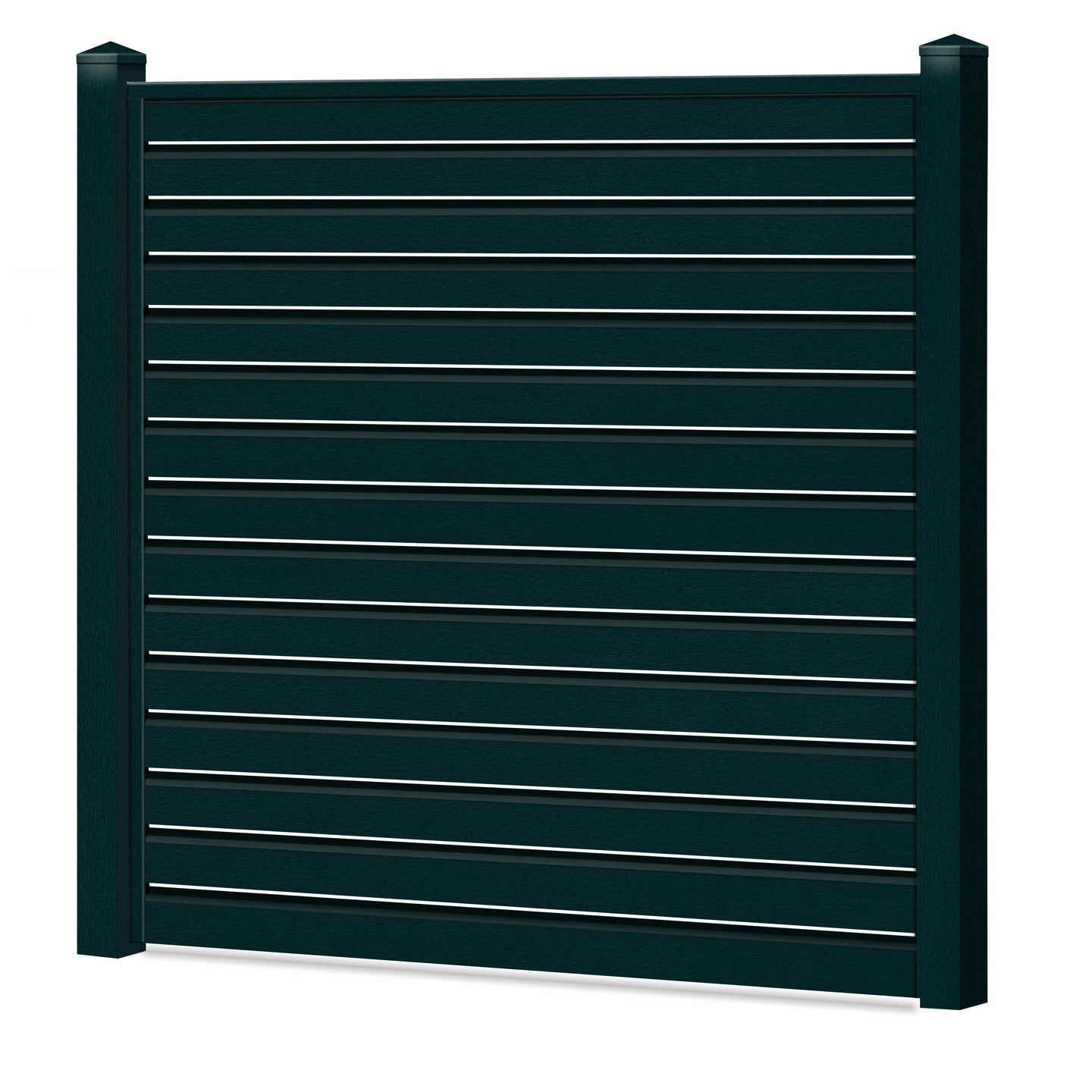 Rhombus Lichtdurchlässig Sichtschutzzaun Kunststoff - Moosgrün - Zaunstudio