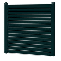 Rhombus Lichtdurchlässig Sichtschutzzaun Kunststoff - Moosgrün - Zaunstudio