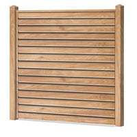 Rhombus Lichtdurchlässig Sichtschutzzaun Kunststoff - Irish Oak