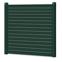 Rhombus Lichtdurchlässig Sichtschutzzaun Kunststoff - Moosgrün