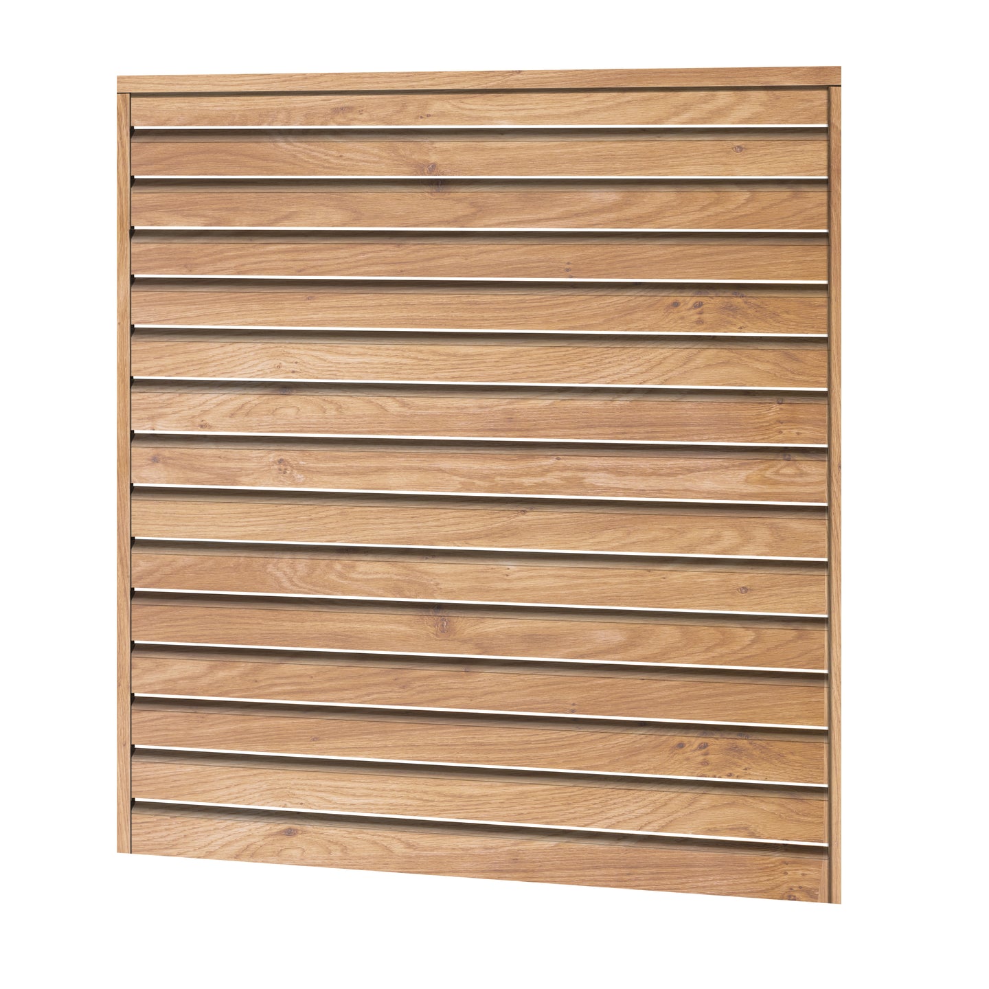 Rhombus Lichtdurchlässig Sichtschutzzaun Kunststoff - Irish Oak