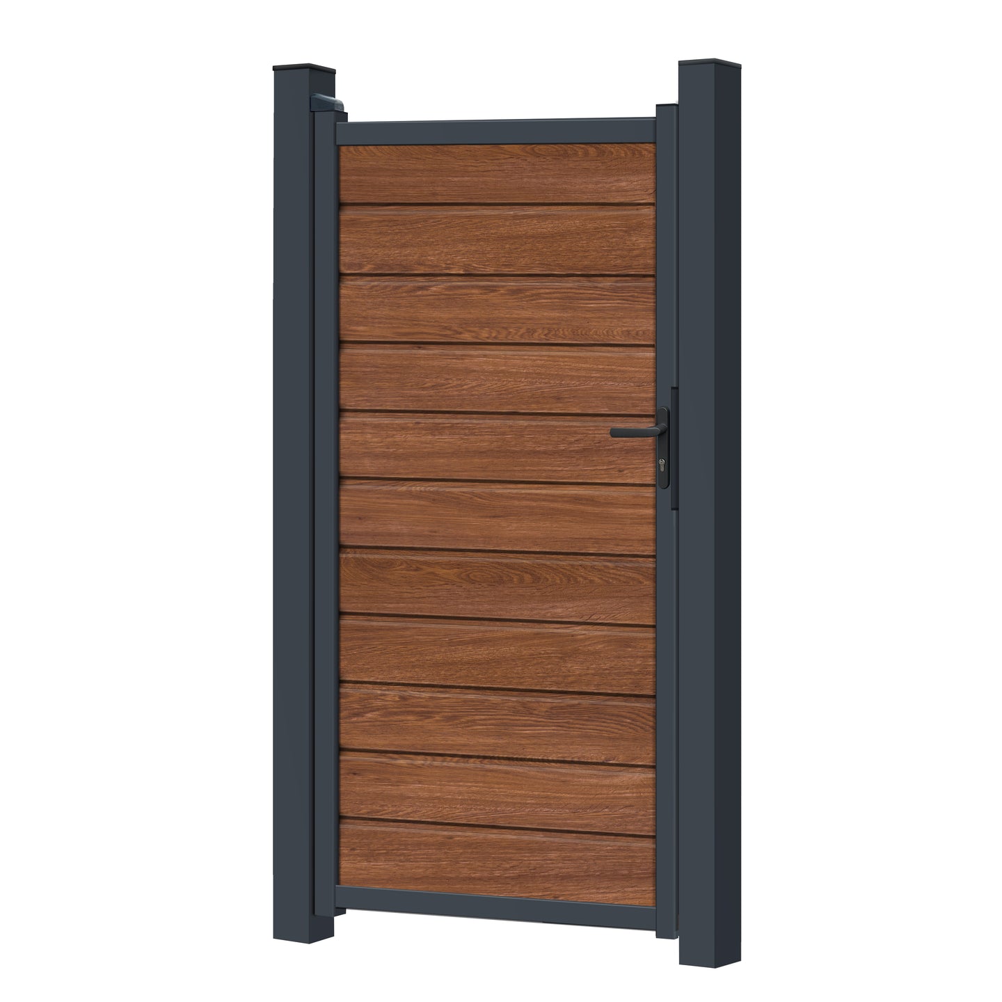 Zauntor für Easy Sichtschutzzaun Honey Oak - Klassische Optik