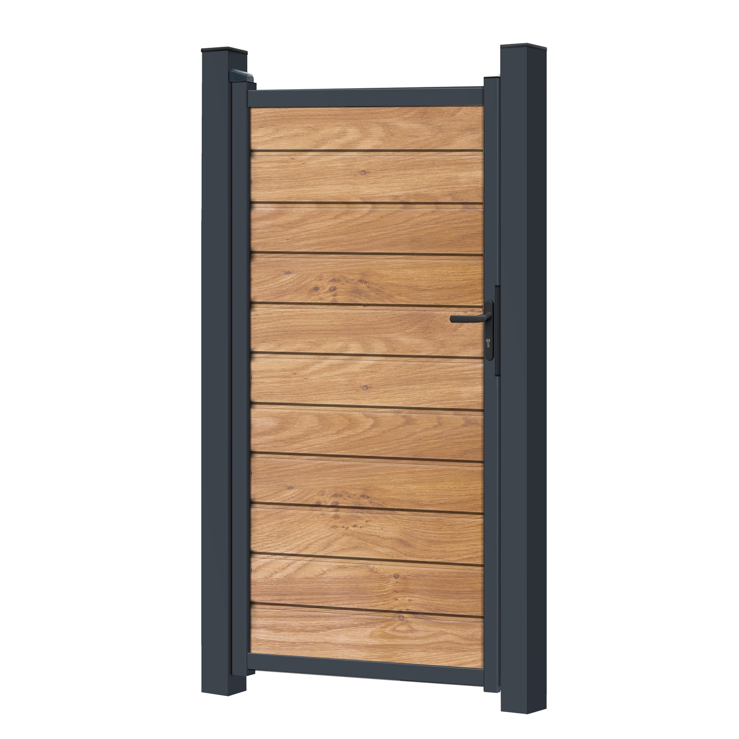 Zauntor für Sichtschutzzaun Irish Oak - Klassische Optik