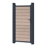 Zauntor für Easy Sichtschutzzaun Sheffield Oak light - Klassische Optik - Zaunstudio