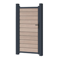 Zauntor für Easy Sichtschutzzaun Sheffield Oak light - Klassische Optik - Zaunstudio
