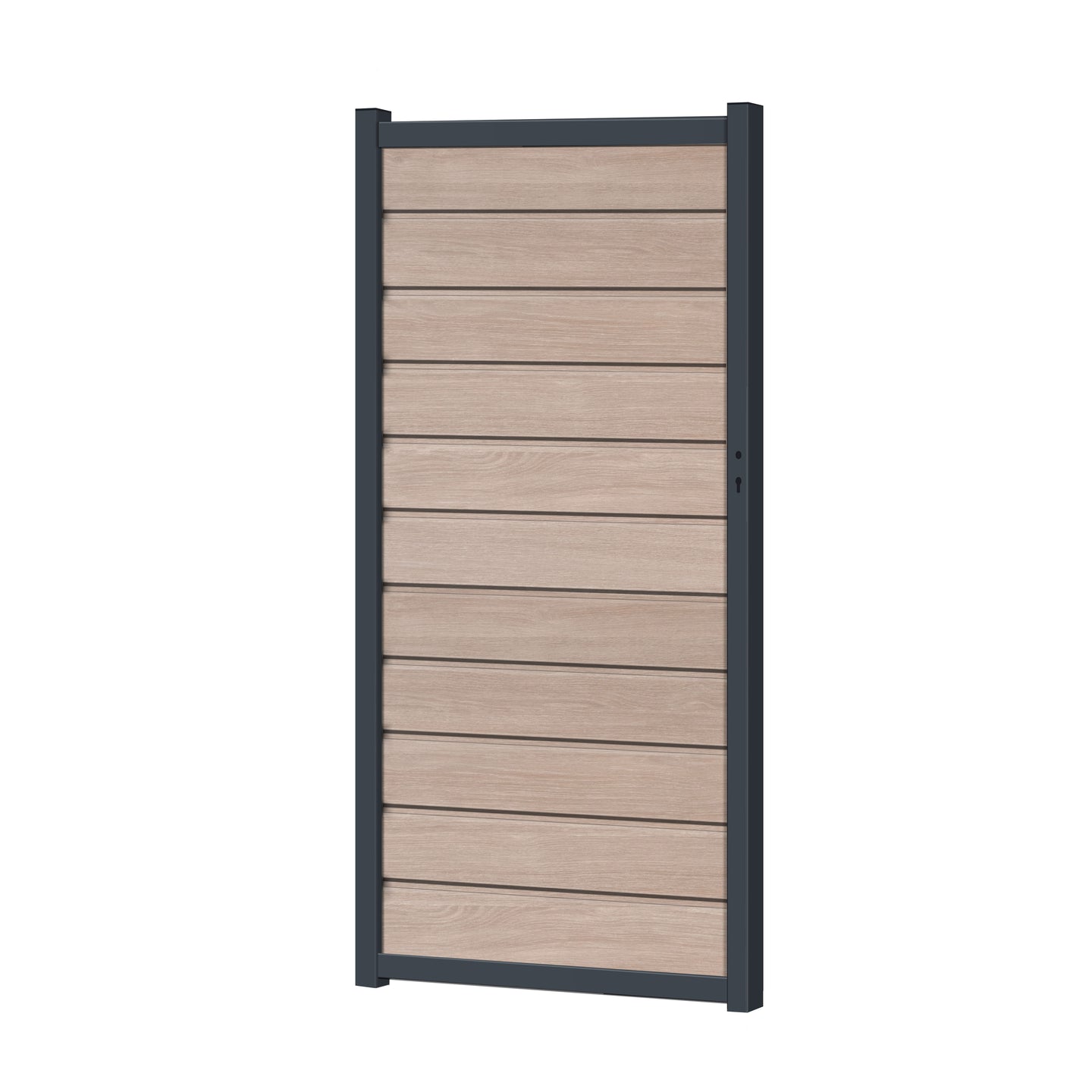 Zauntor für Easy Sichtschutzzaun Sheffield Oak light - Klassische Optik