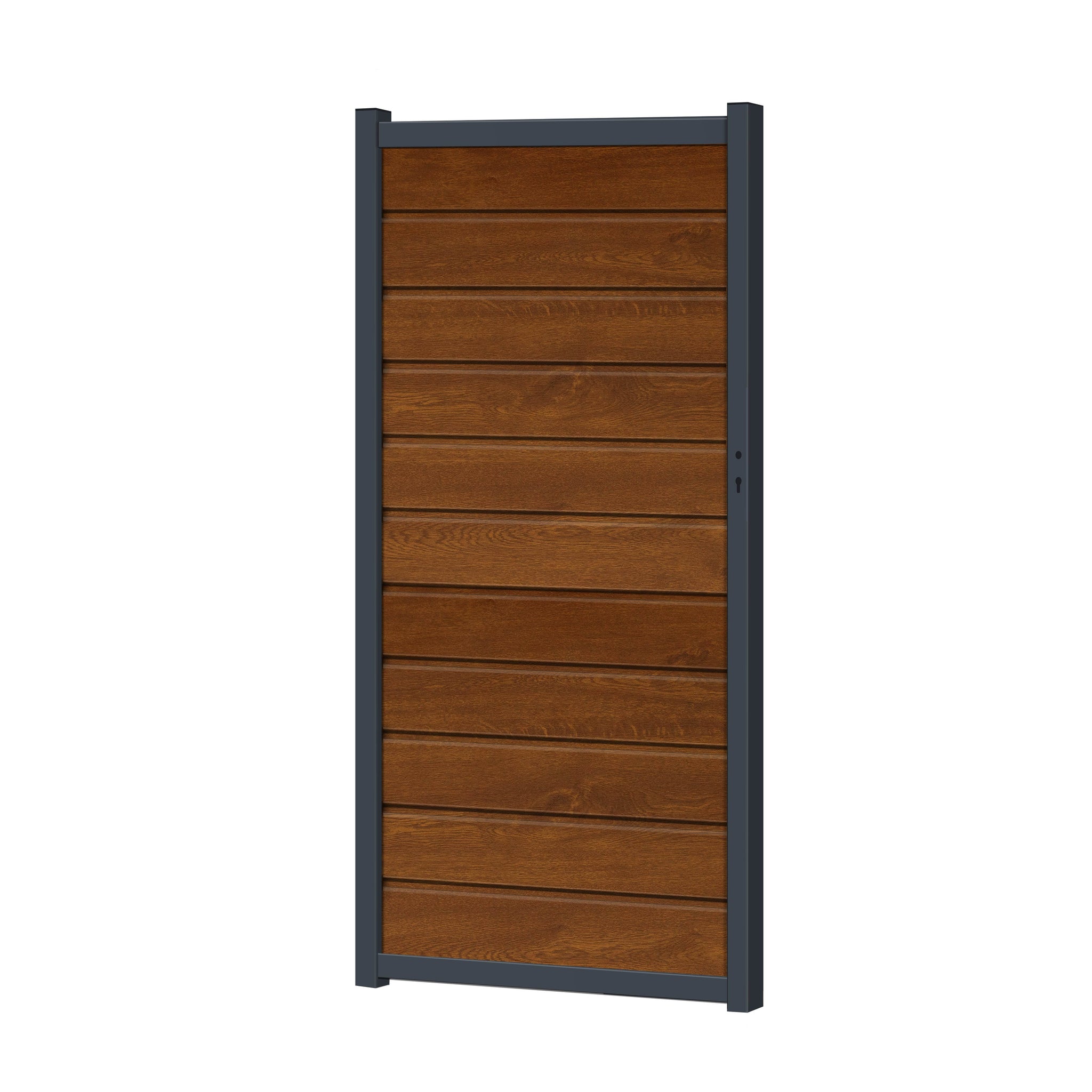 Zauntor für Easy Sichtschutzzaun Golden Oak - Klassische Optik - Zaunstudio