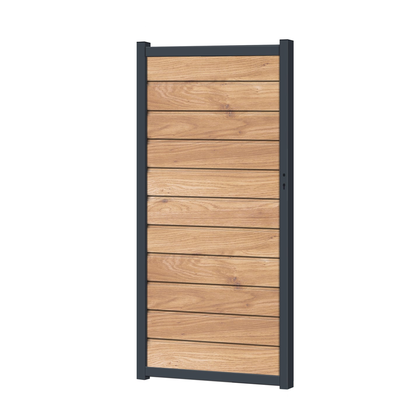 Zauntor für Sichtschutzzaun Irish Oak - Klassische Optik