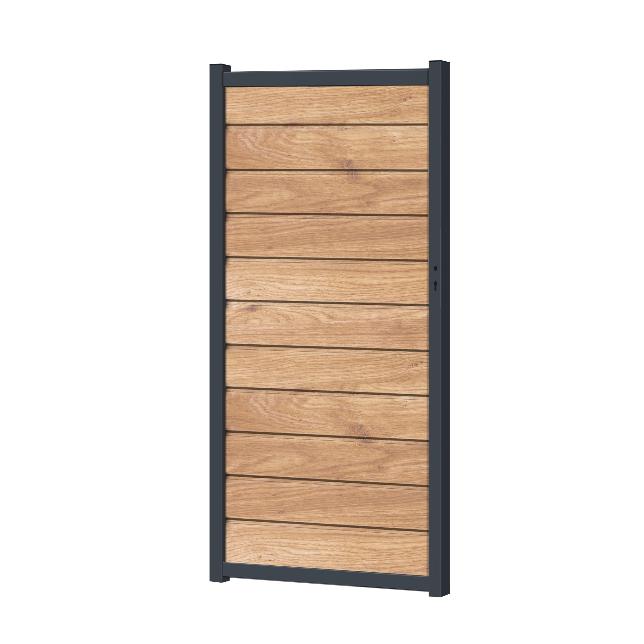Zauntor für Sichtschutzzaun Irish Oak - Klassische Optik