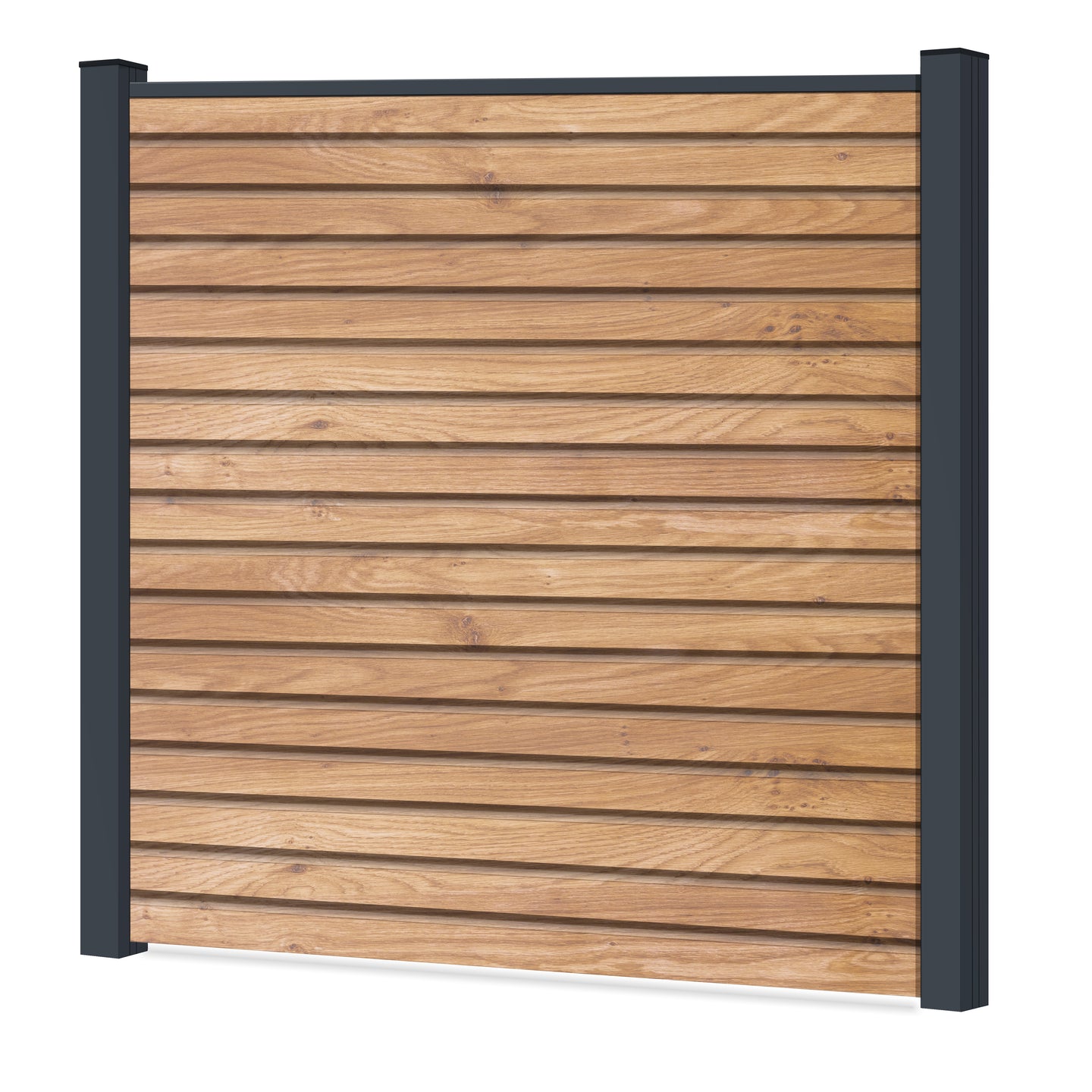 Easy Rhombus Blickdicht Sichtschutzzaun Kunststoff - Irish Oak
