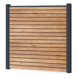 Easy Rhombus Blickdicht Sichtschutzzaun Kunststoff - Irish Oak